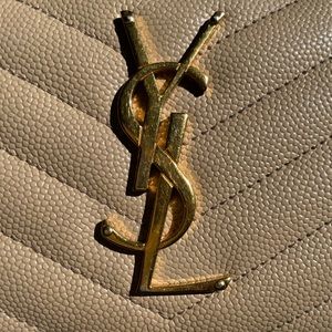 Saint Laurent ‘Cassandre’ long wallet (pre loved)